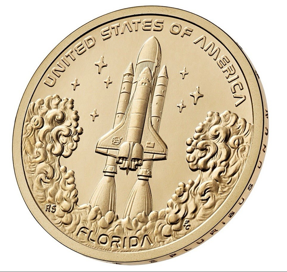 2025 P&D 2 Coin Set, American Innovation Florida $1