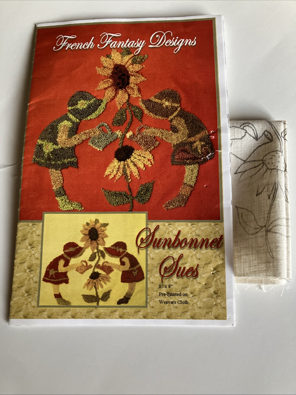 French Fantasy Designs #1866 Sunbonnet Sues Punch Needlework Pattern 2007