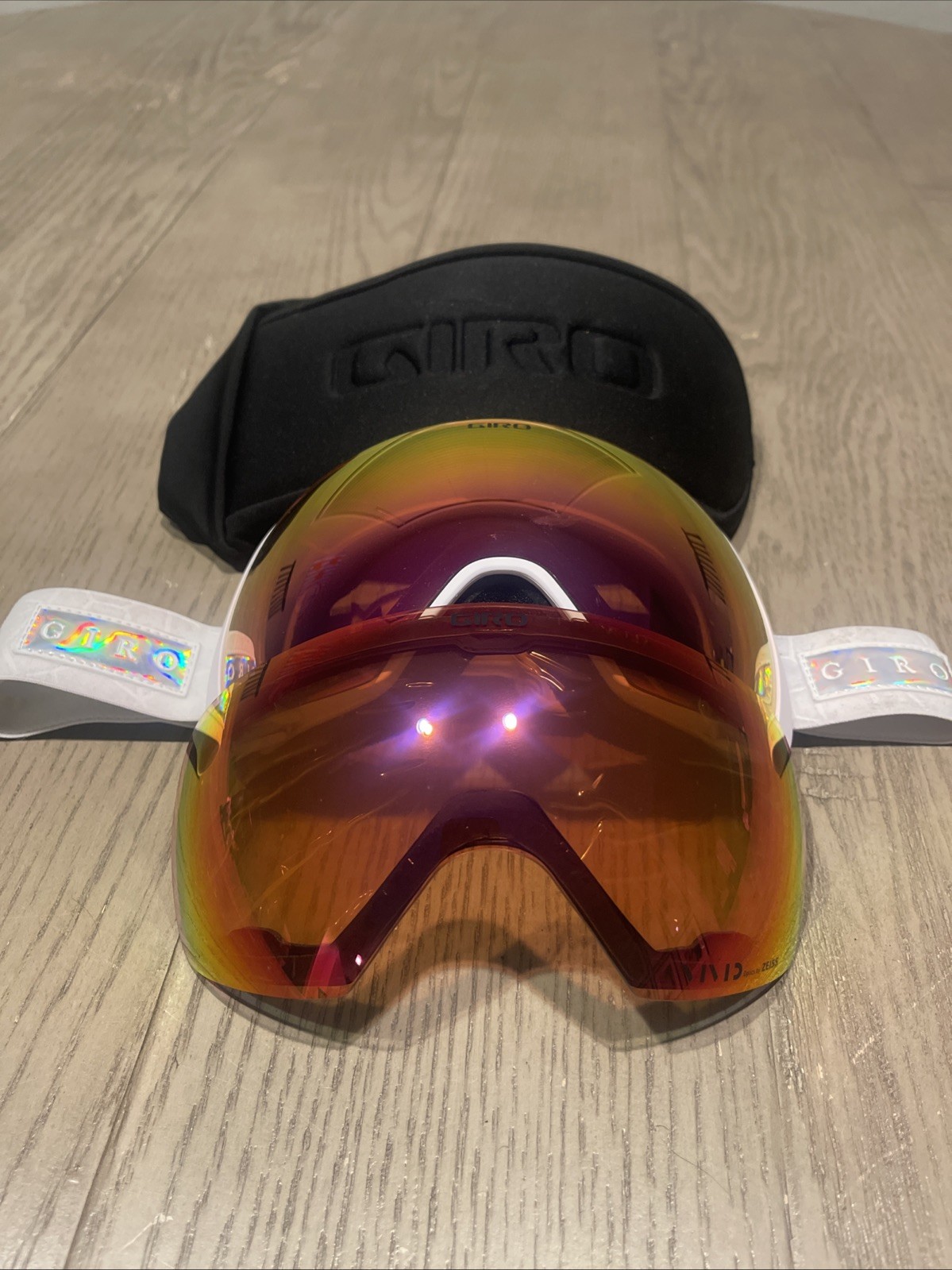 Giro Contact Adult Ski Snow Zeiss Goggles W REPLACEMENT Lens Magnetic plus pouch