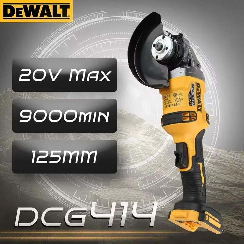 20V Cordless Brushless Angle Grinder 4.5"–6" Cutting & Grinding Tool with Guard
