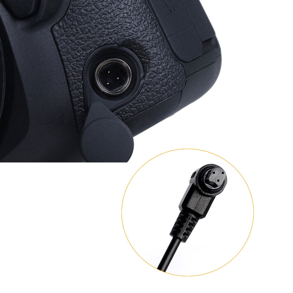 2.5mm Camera Remote Shutter Release Cable Cord for Canon 5D Mark III II 6D II 7D