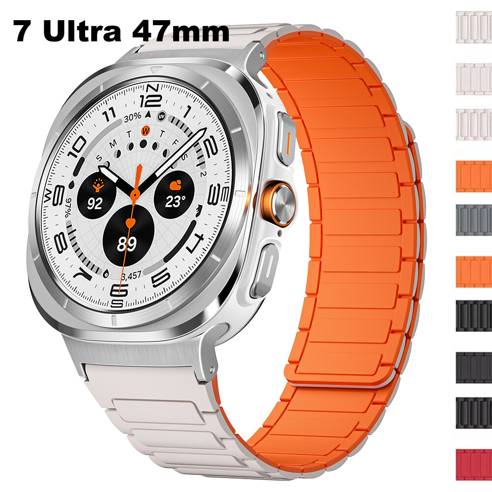 Magnetic Silicone Band For Samsung Galaxy Watch Ultra 2025 Strap Replacement New