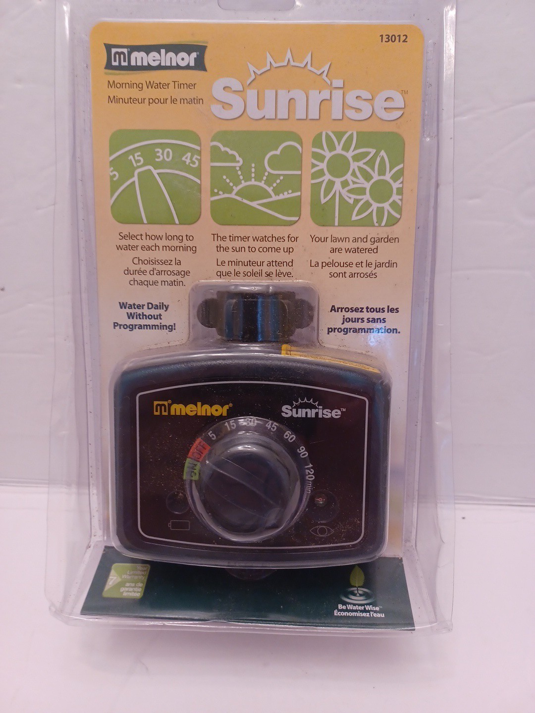 Melnor Automatic Sunrise Morning Water Timer Lawn Garden #13012 NEW SEALED