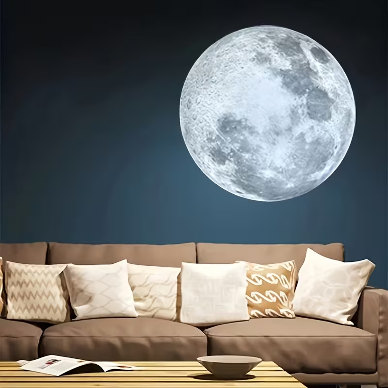 Galaxy Planet & Moon Projector Lamp LED 360° Rotating Night Light USB Powered US