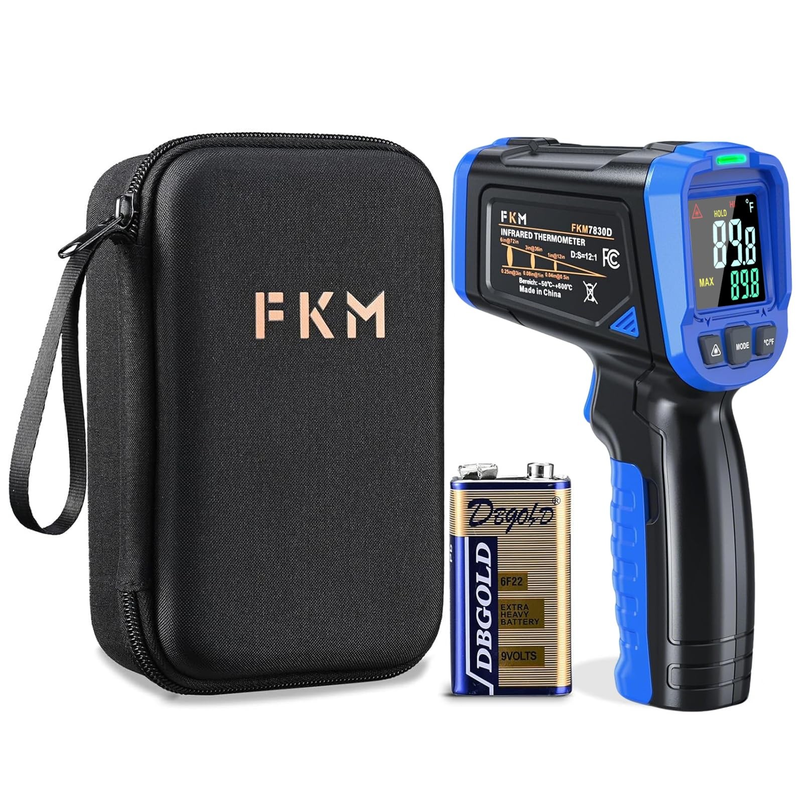Laser Thermometer Gun -58°F~1112°F(-50°C~600°C),Non Contact Infrared Thermome...