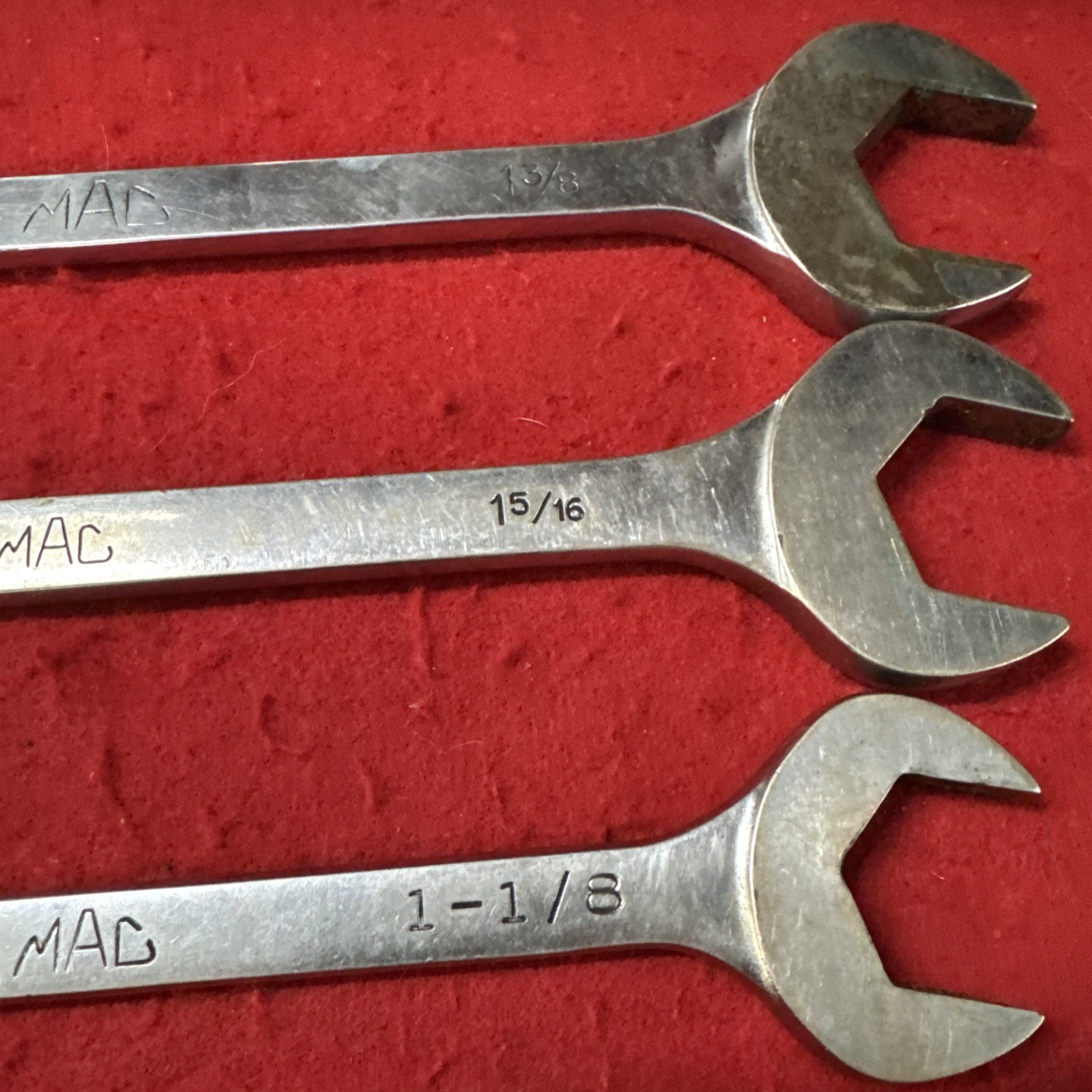 Mac Tools USA 3 Piece Open Ended Wrench Set DA 44, DA 42, DA 36