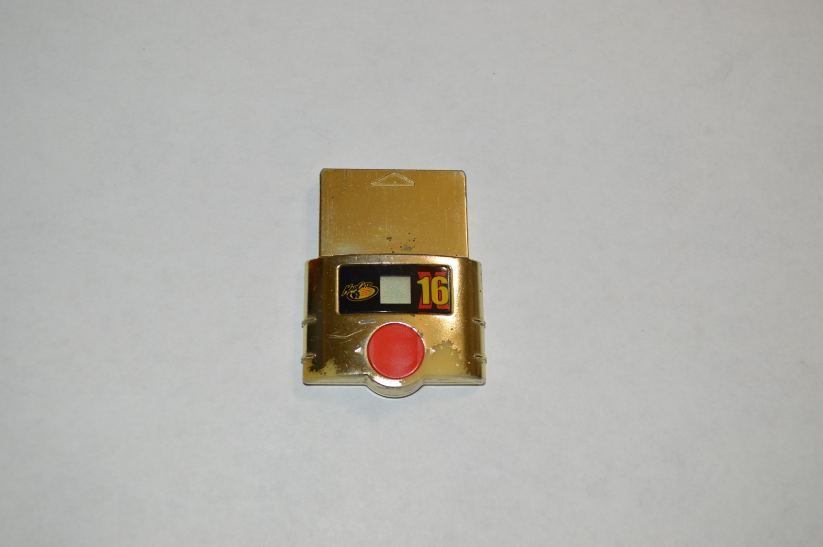 Vintage Mad Catz GOLD 16x PS1 Memory Card PlayStation 1 Untested RARE 4300 WSC