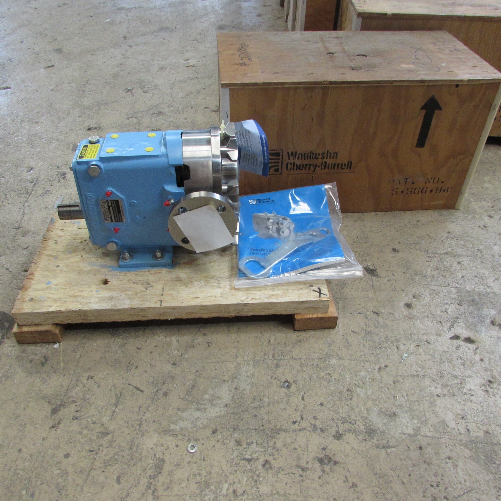 NEW! Waukesha Cherry-Burrell 030, Positive Displacement Pump, 1-1/2" FLANGED!