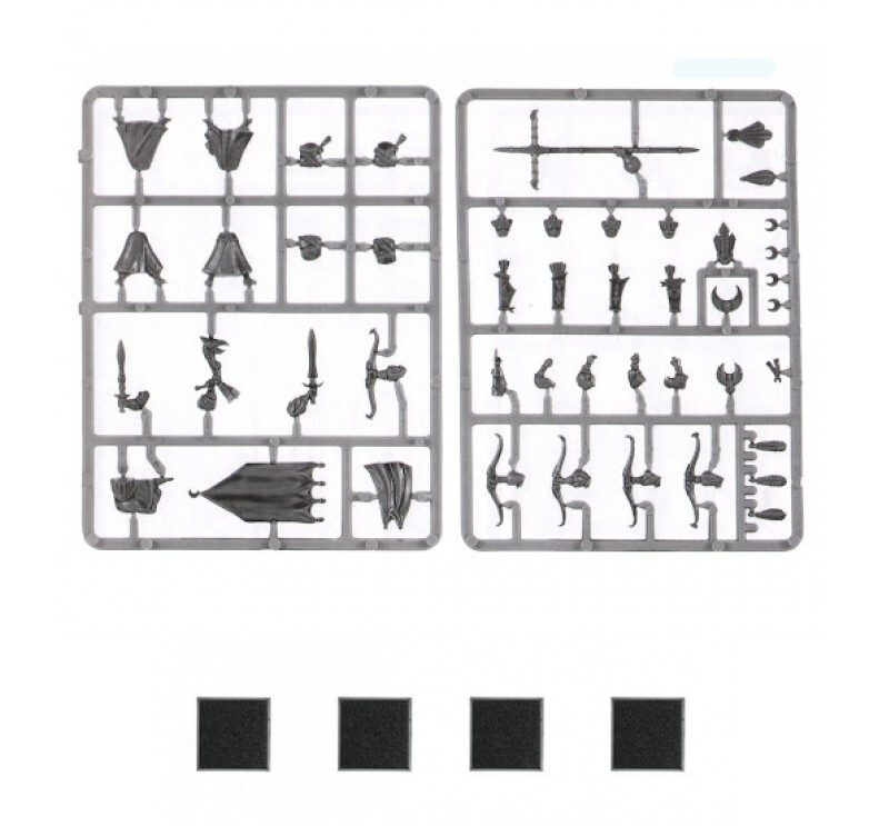 High Elf Realms Elven ARCHERS x 4 Old World Age of Sigmar New & On Sprue
