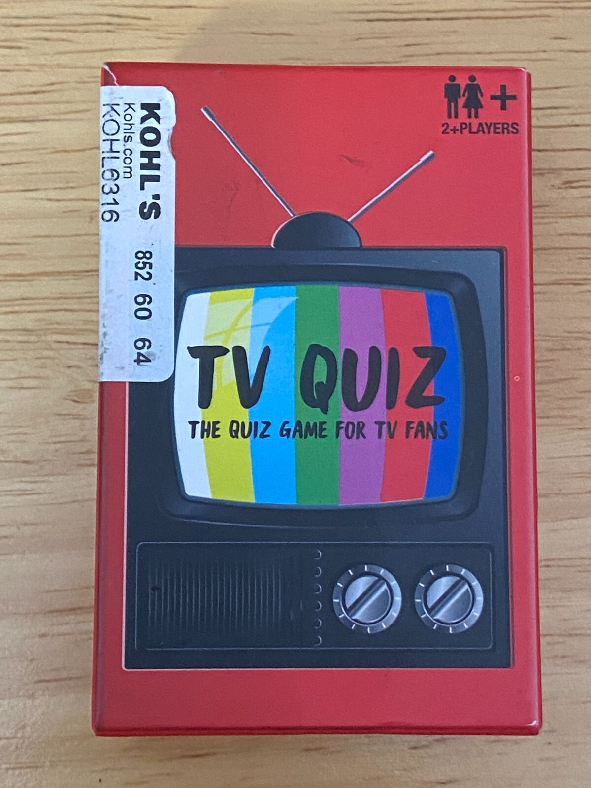 TV Quiz Mini Card Game 2+ Players (50 Quiz Cards) *NEW/Sealed* US2