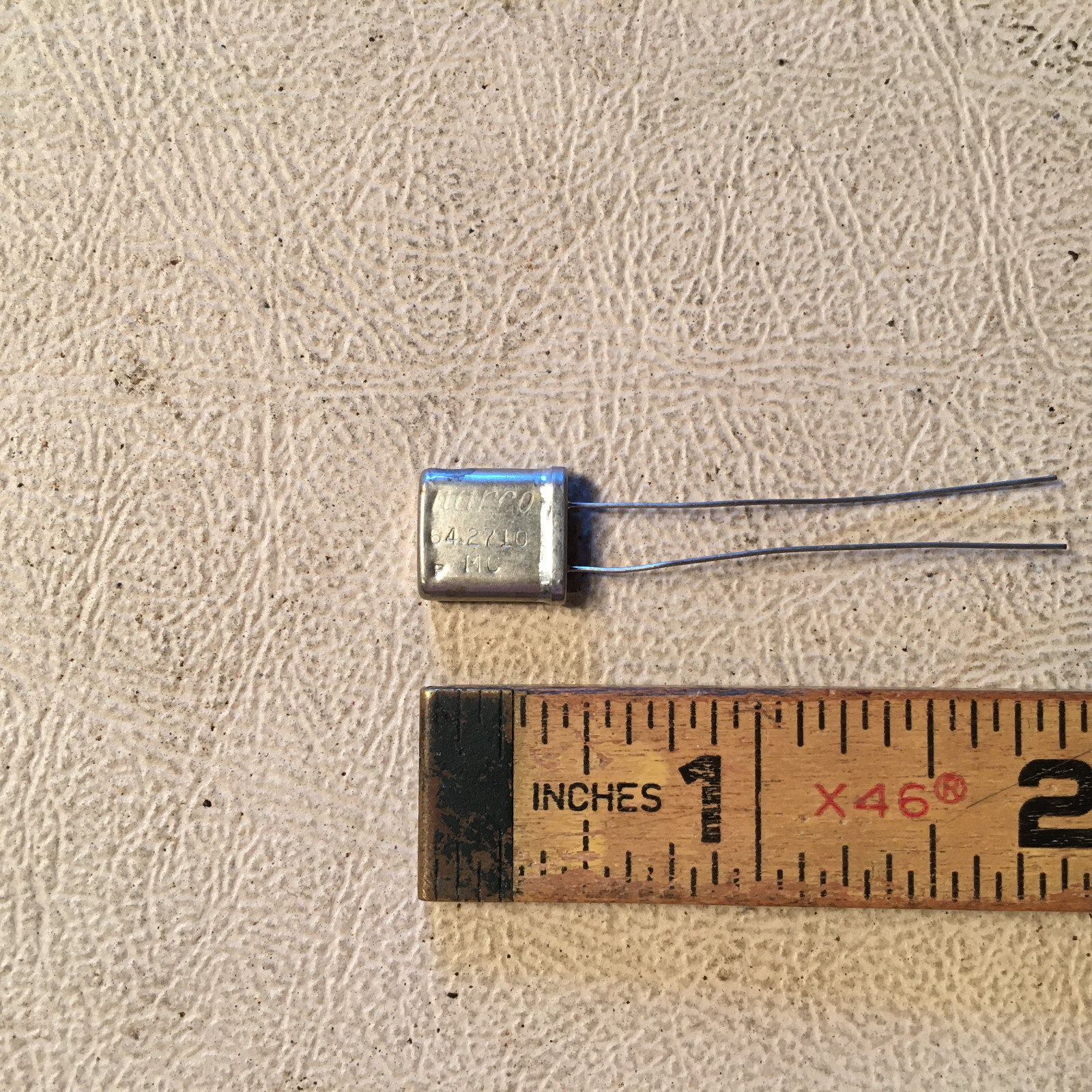 Quartz Crystal 64.2710 Mc, NOS