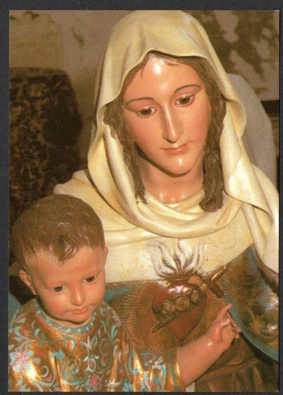 Holy card de la Virgin santino image pieuses estampa