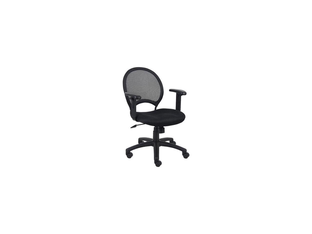 Boss B6216 Mesh Chair with Adjustable Arms