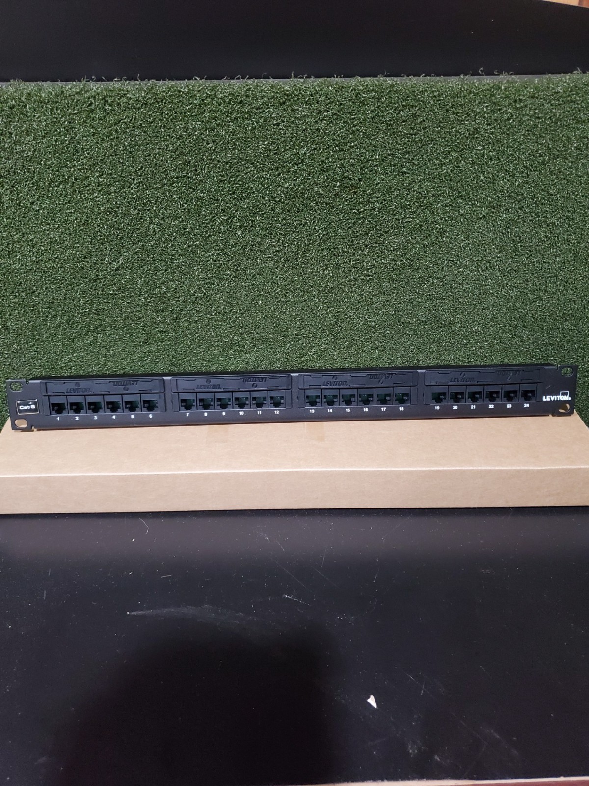 Leviton Cat6 Patch Panel T568B