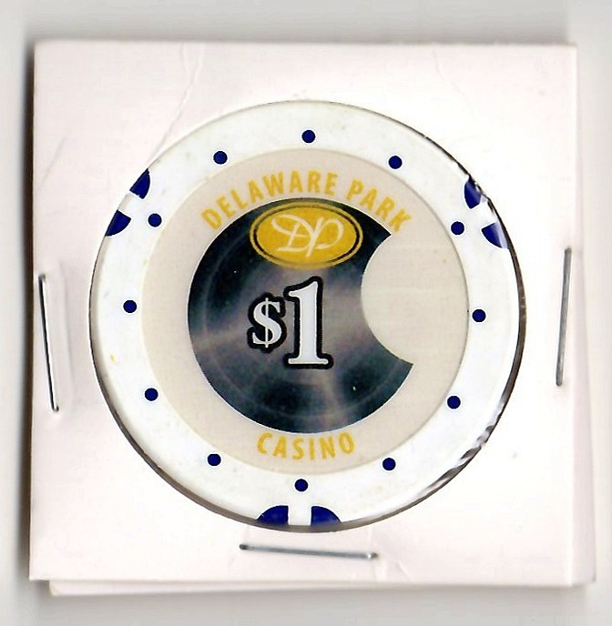 2010 DELAWARE PARK CASINO WILMINGTON DELAWARE $1 CASINO CHIP CG022888