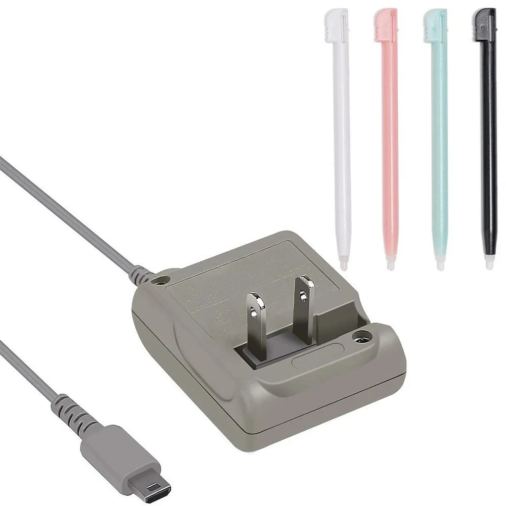 DS Lite Charger Kit, AC Wall Power Adapter and Stylus Pen for Nintendo DS Lite