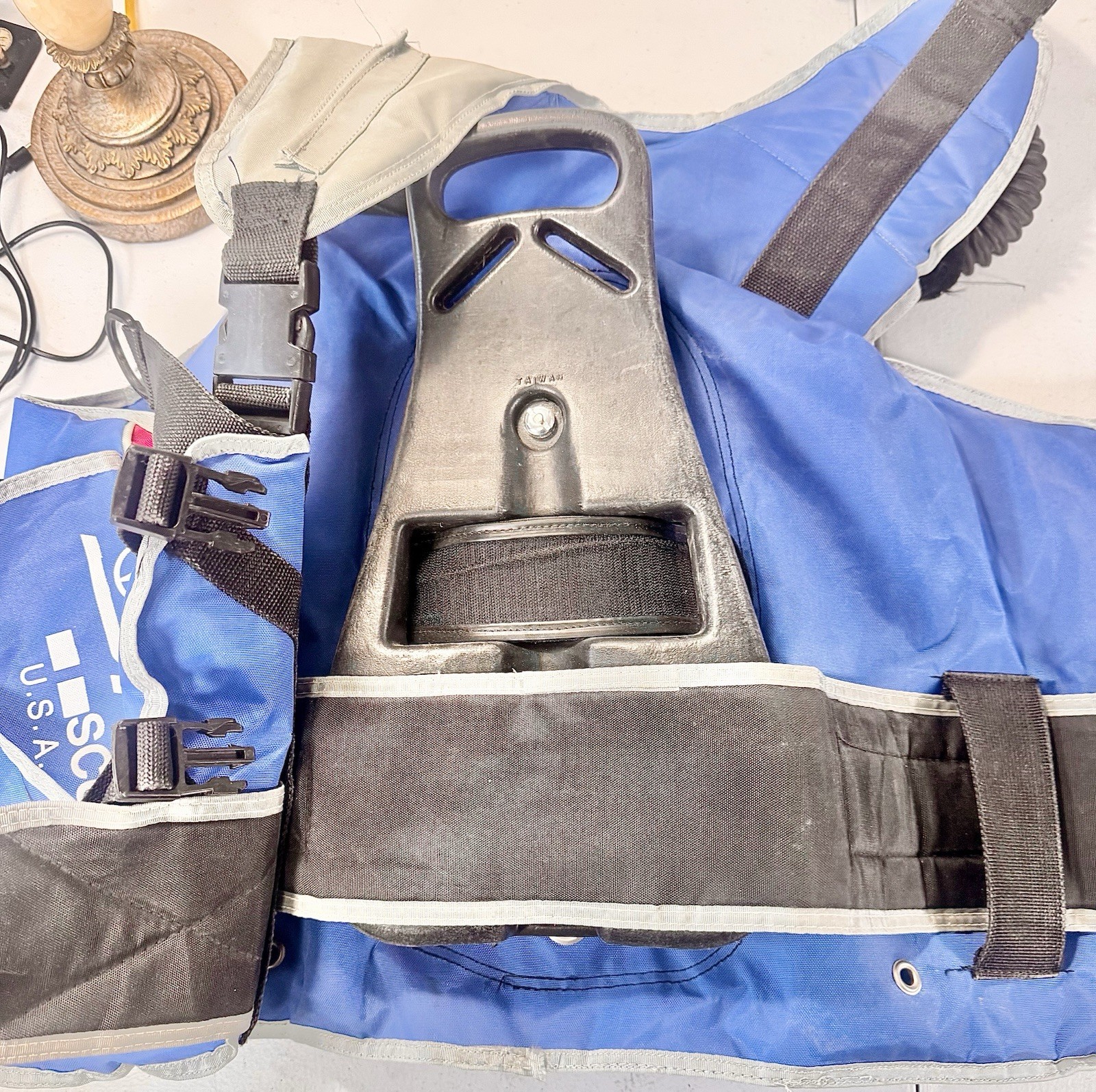 SMY Scuba Buoyancy Compensator Vest BCD Size Large 45 LBS