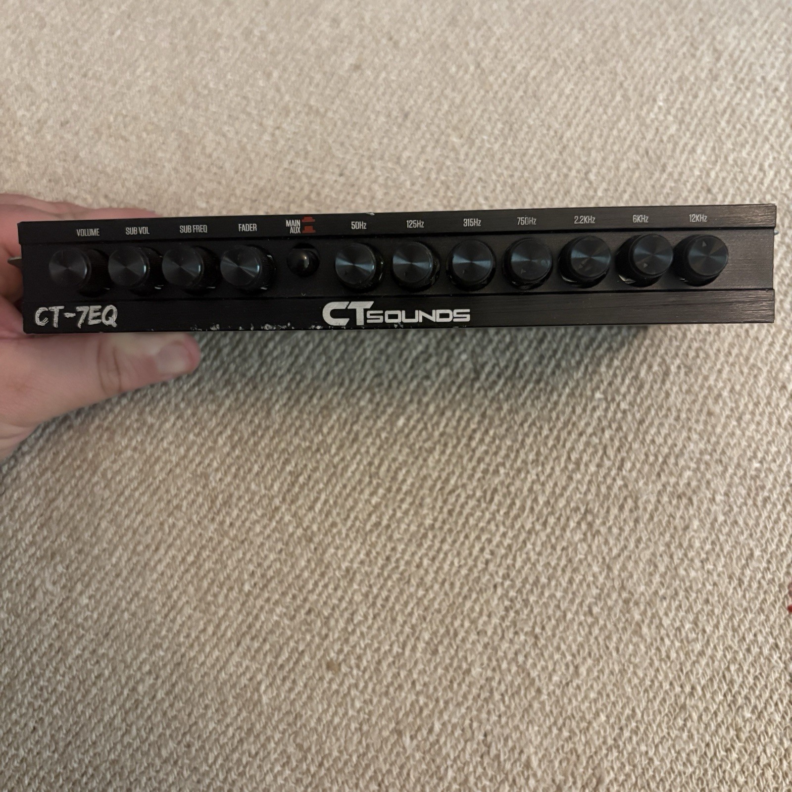 CT Sounds CT-7EQ 7 Band Parametric Car Audio Equalizer