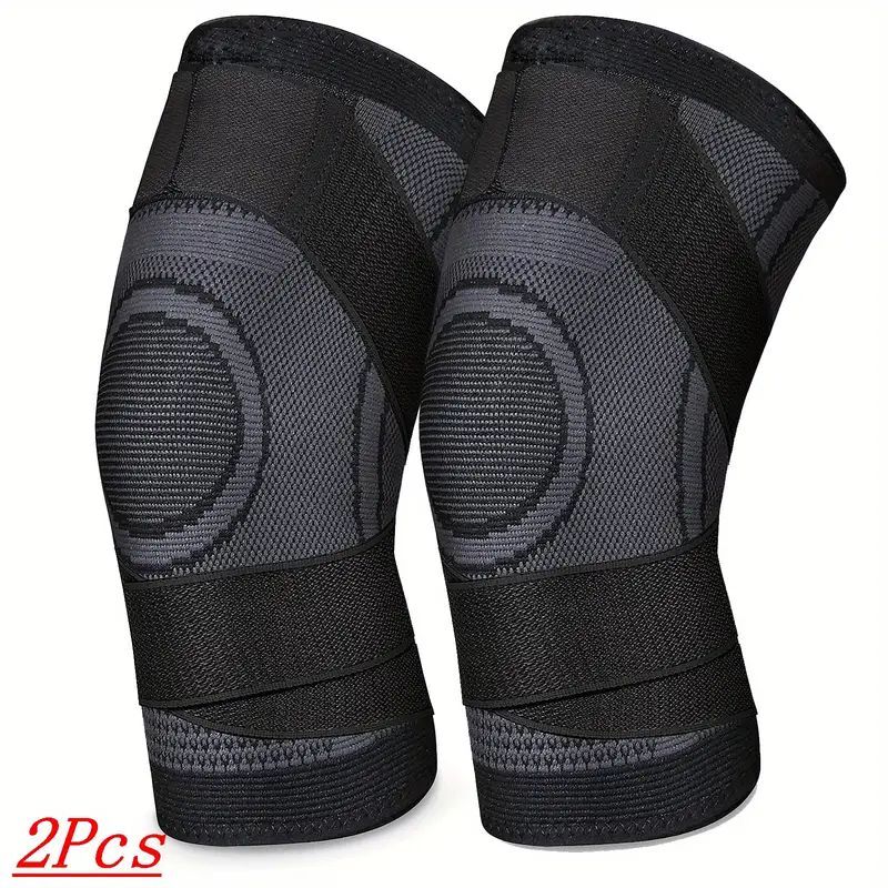 2pc Copper Knee Sleeve Compression Brace Support Sports Joint Pain Arthritis leg