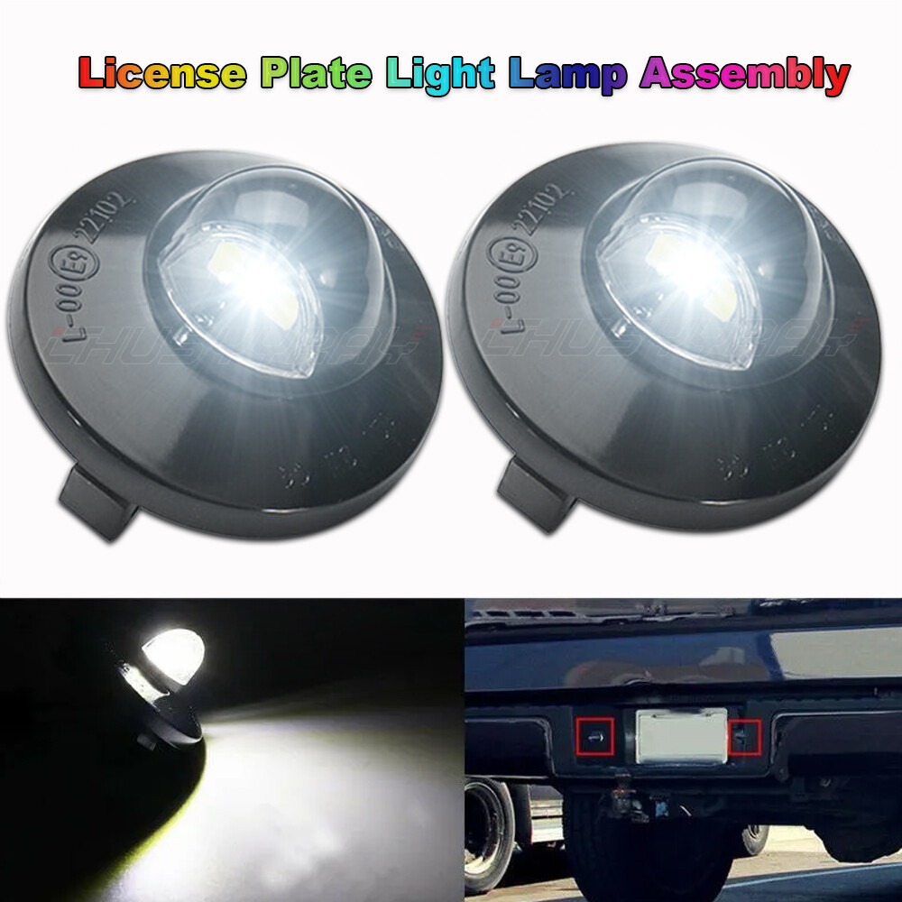 LED License Plate Light Lamp Assembly Replacement For 1990-1996 Ford Bronco