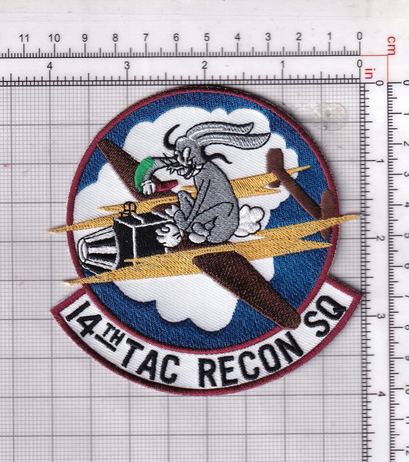 14th Tactical Reconnaissance Squadron Patch - Sew on, 4"