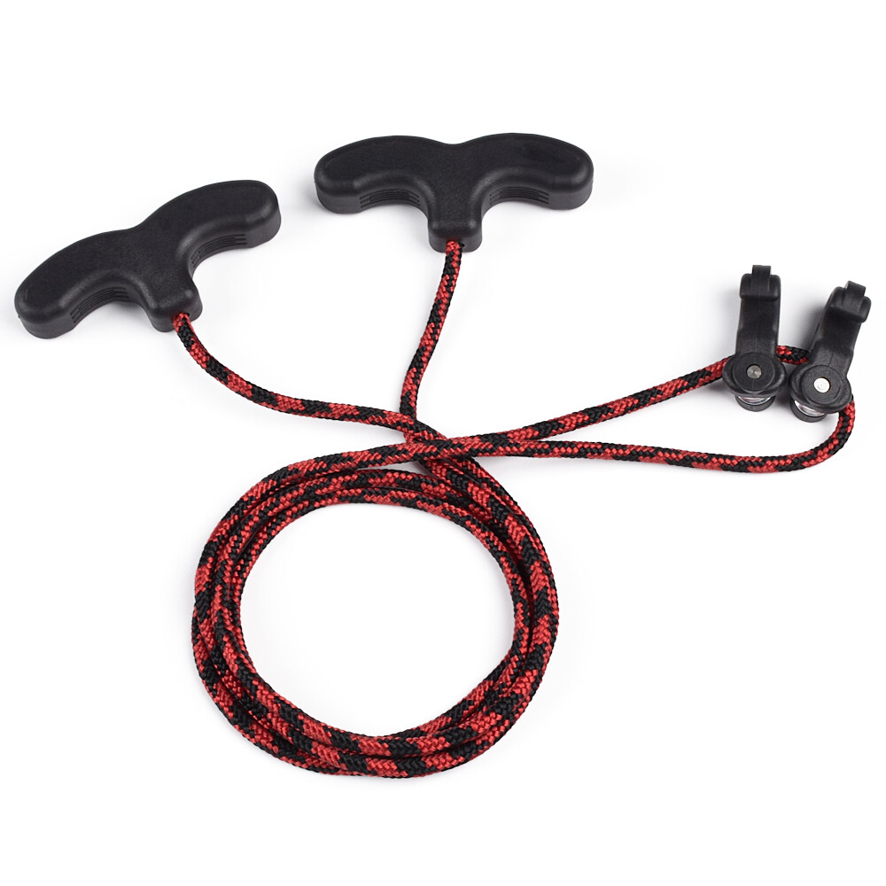 1X Crossbow Cocking Device Rope Double Handles String Puller Archery Tool