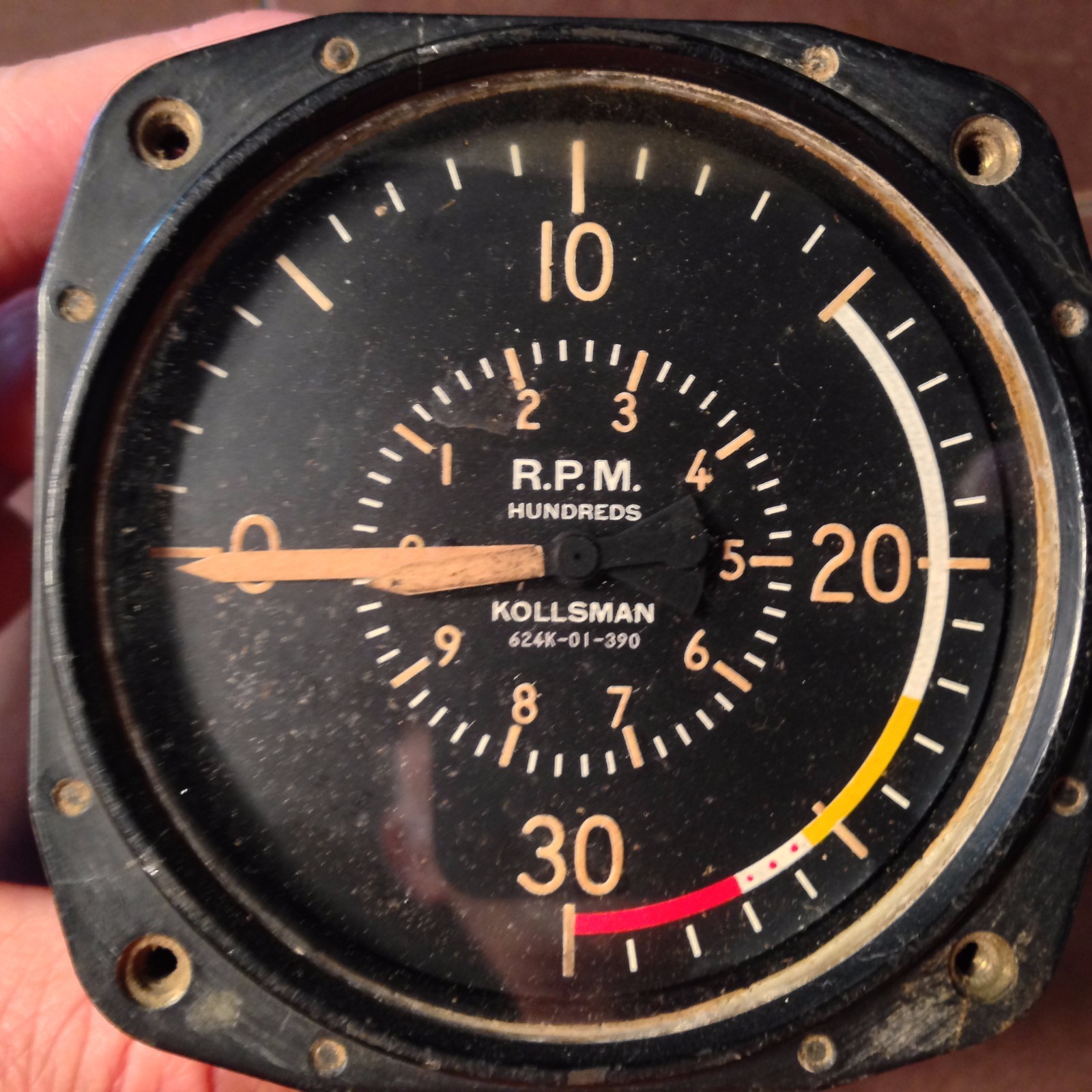 Kollsman Electronic Tachometer   624k-01-390