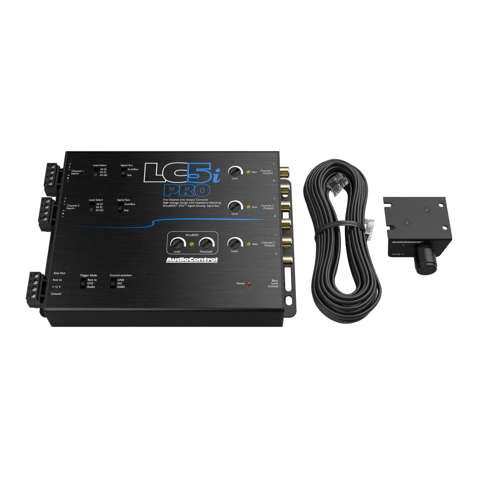 AudioControl LC5i PRO 5-Channel Line Output Converter/Line Driver w/ACR-1 Remote