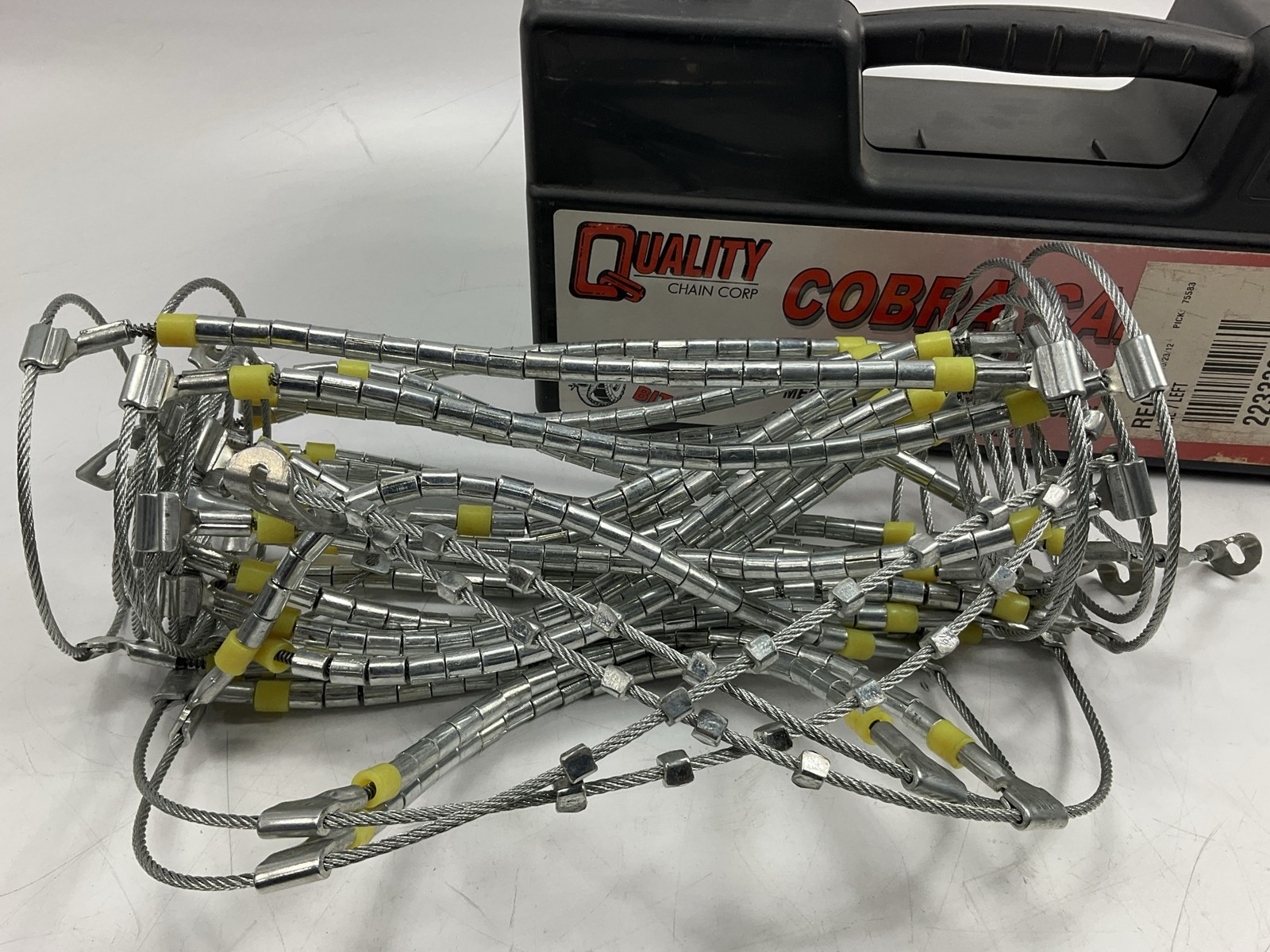 Quality 1030 Tire Snow Chains PAIR 215/45-17, 205/45-17, 195/45-17, 215/35-18