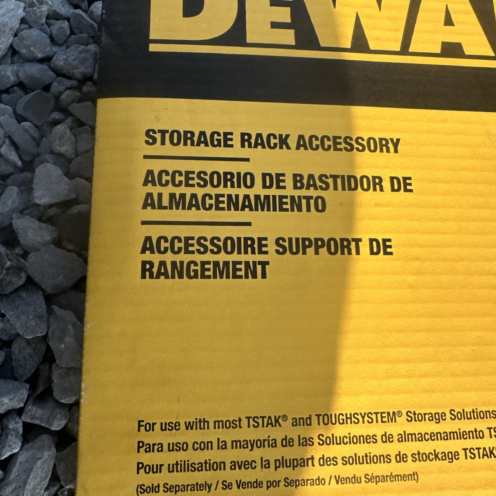 DeWalt DWV016TSRK TOUGHSYSTEM Storage Rack Accessory (Dust Extractor)