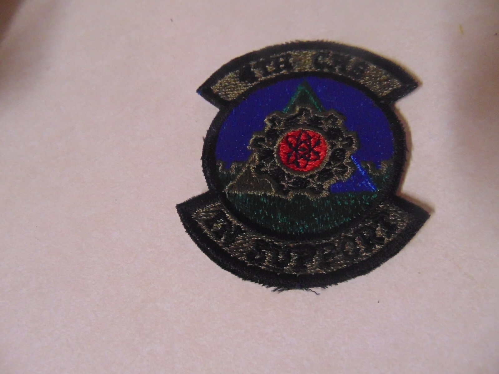 MILITARY PATCH SEW ON OLDER POCKET US AIR FORCE 4TH CRS IN SUPPORT