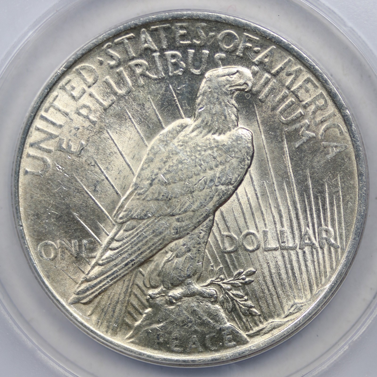 1924 Peace Silver Dollar AU 55 ANACS