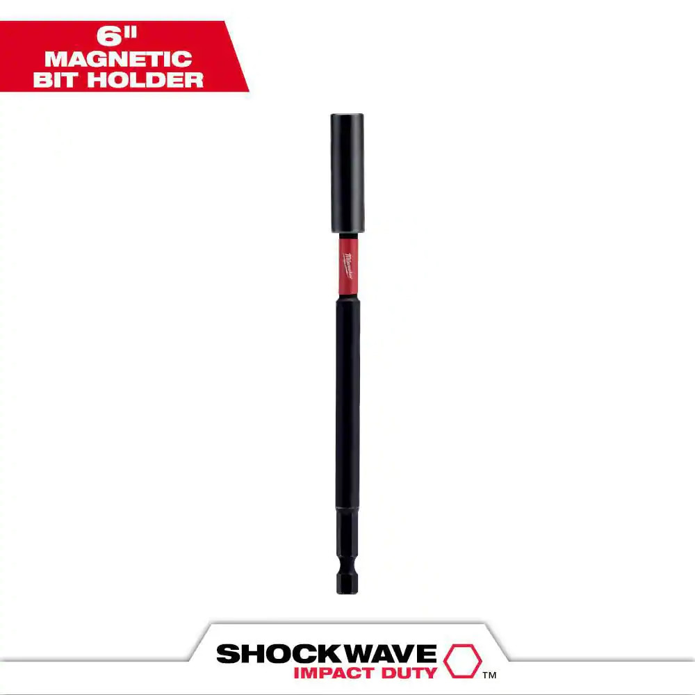 NEW MILWAUKEE SHOCKWAVE 6" Impact Duty Magnetic Bit Holder Extension Durable