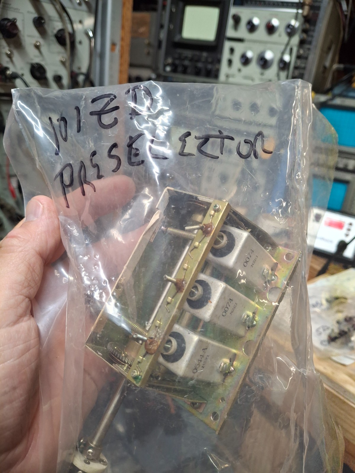 YAESU FT 101ZD Preselector Assembly w/variable inductors, good pull