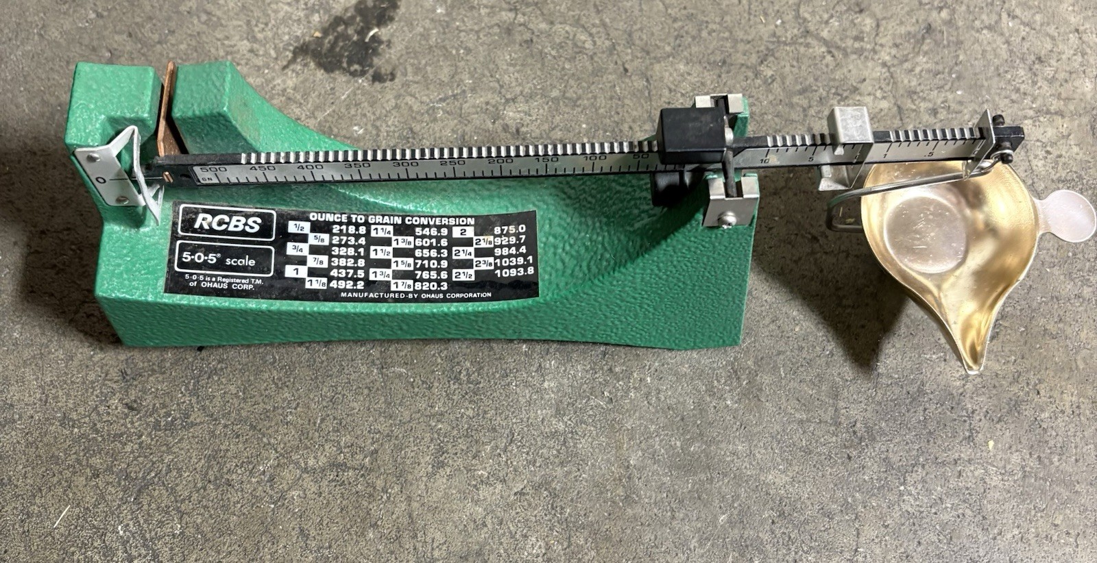 RCBS 5-0-5 Scale Reloading Powder Model 505