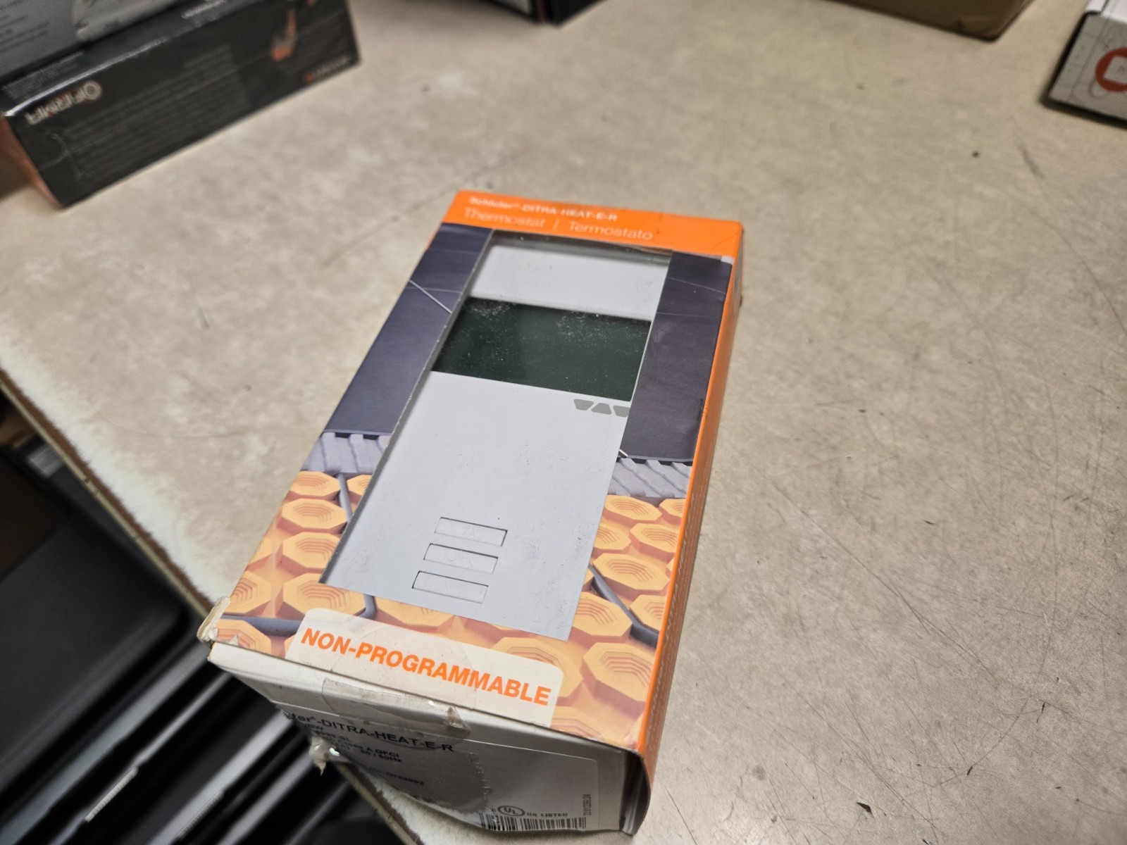 Schluter Systems Ditra Heat E-R Digital NON Programmable Thermostat DHERT103/BW