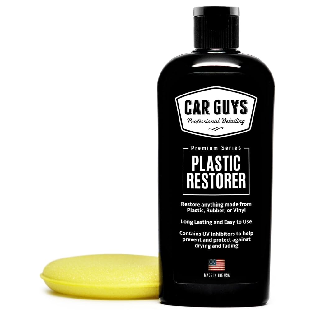 Plastic Restorer | Bring Plastic, Rubber, 8oz w/ Applicator, Grey
