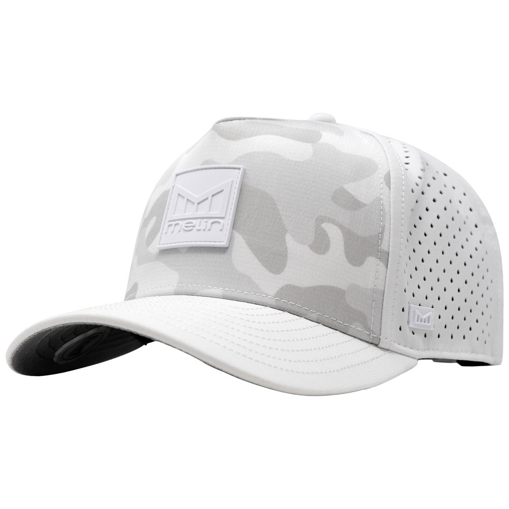 Melin Odyssey Stacked Hydro Hat Classic Snow Camo