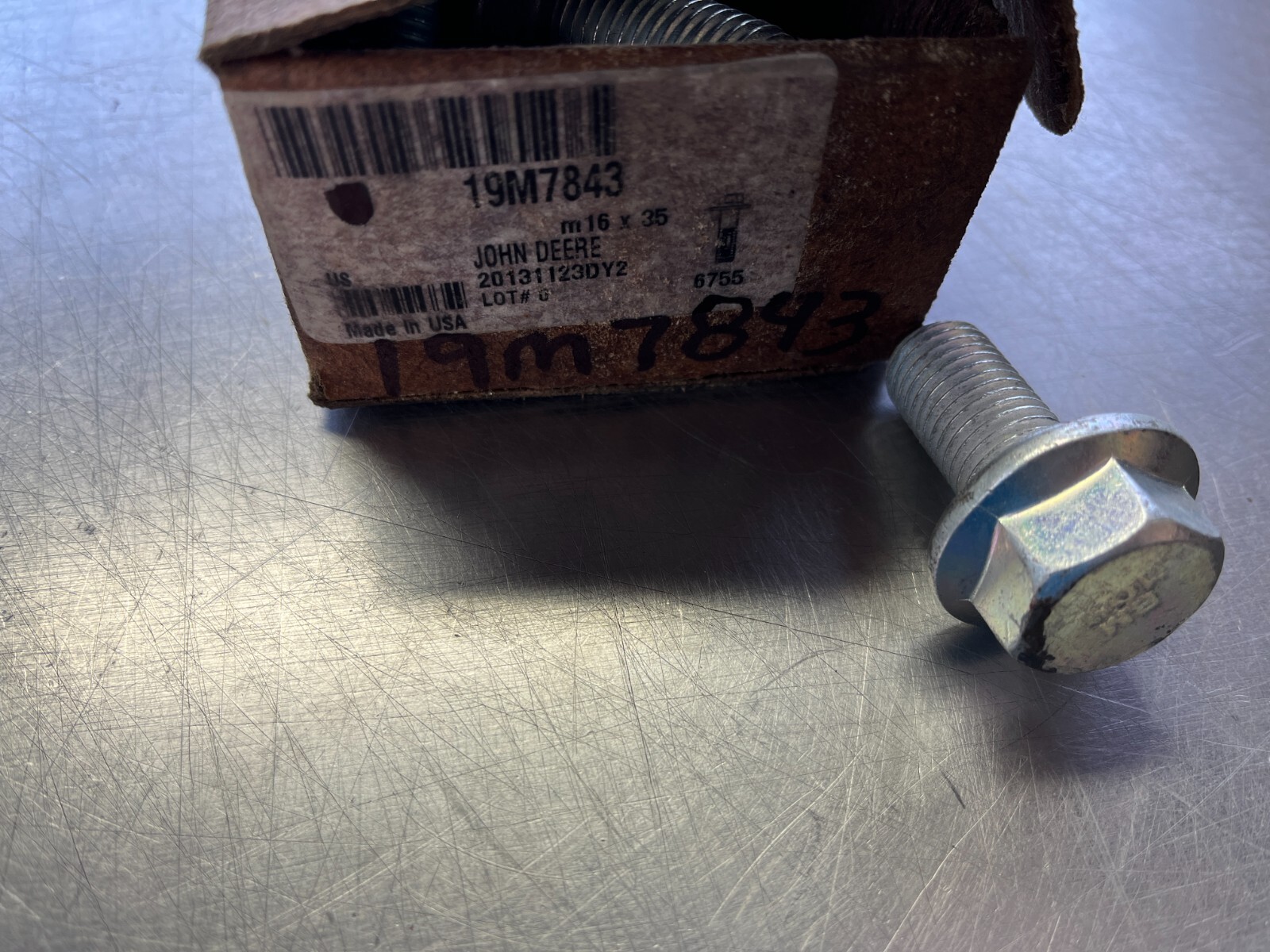 19M7843 GENUINE OEM John Deere BOLT