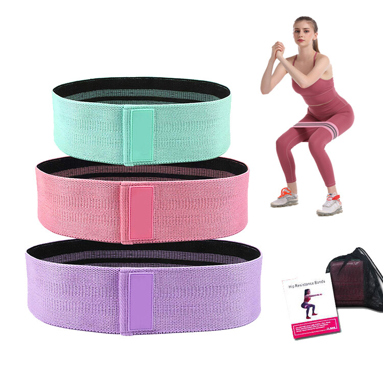 Booty Bands Resistant Bands Workout Cloth Bands, Gym Fitness Set of 3