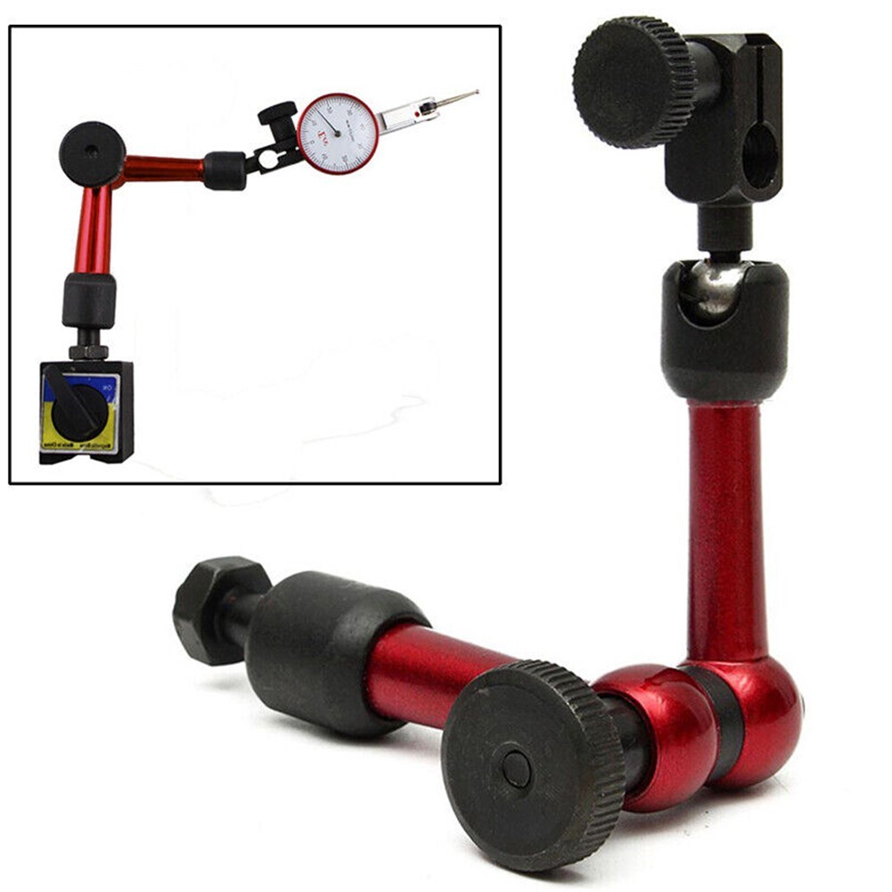 1Pcs Dial Test Indicator Gauge Magnetic-Flexible Base Holder Stand