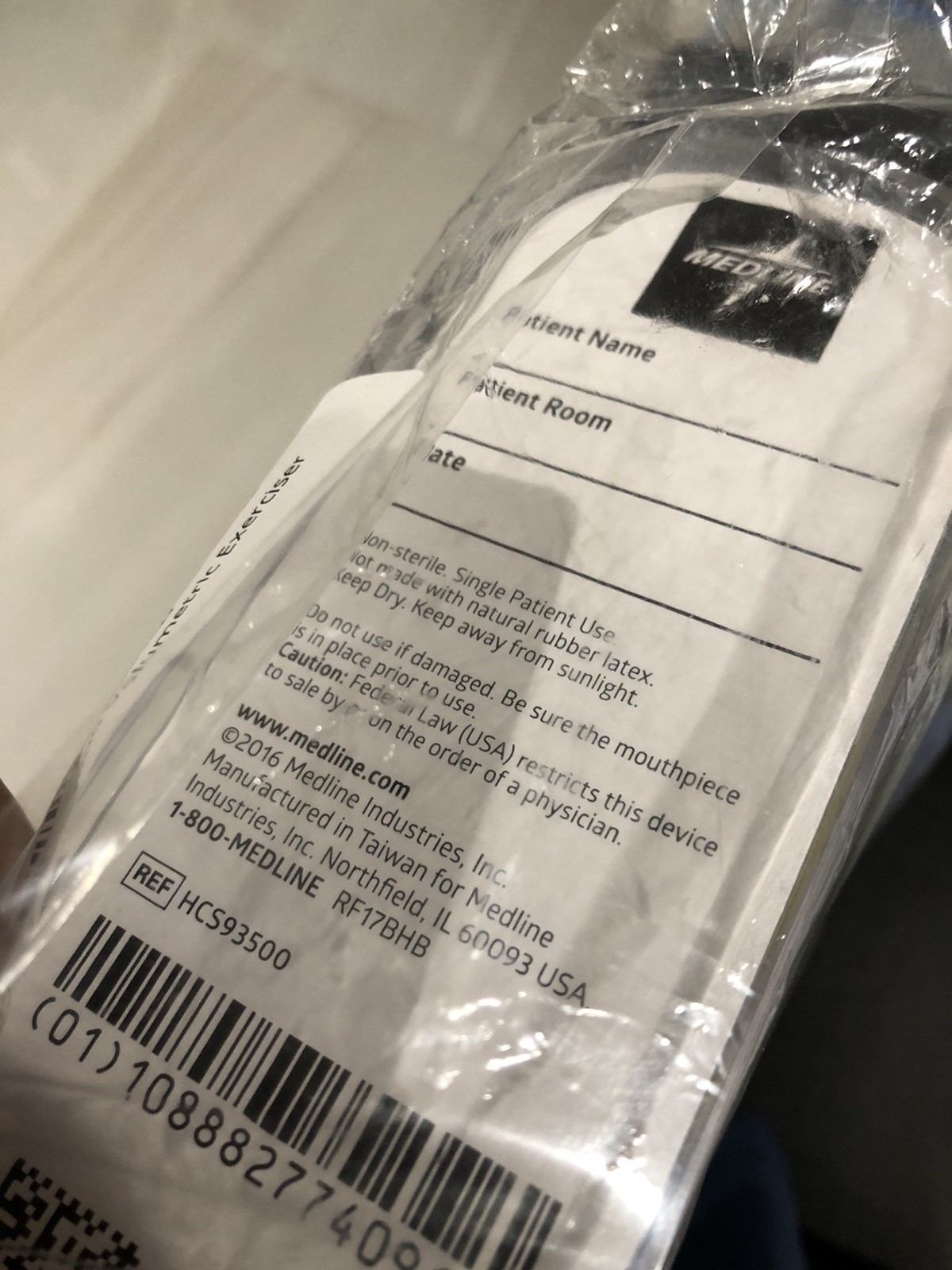 Medline Spirometers - Post-Surgical Incentive Spirometer, 5000 mL - HCS93500
