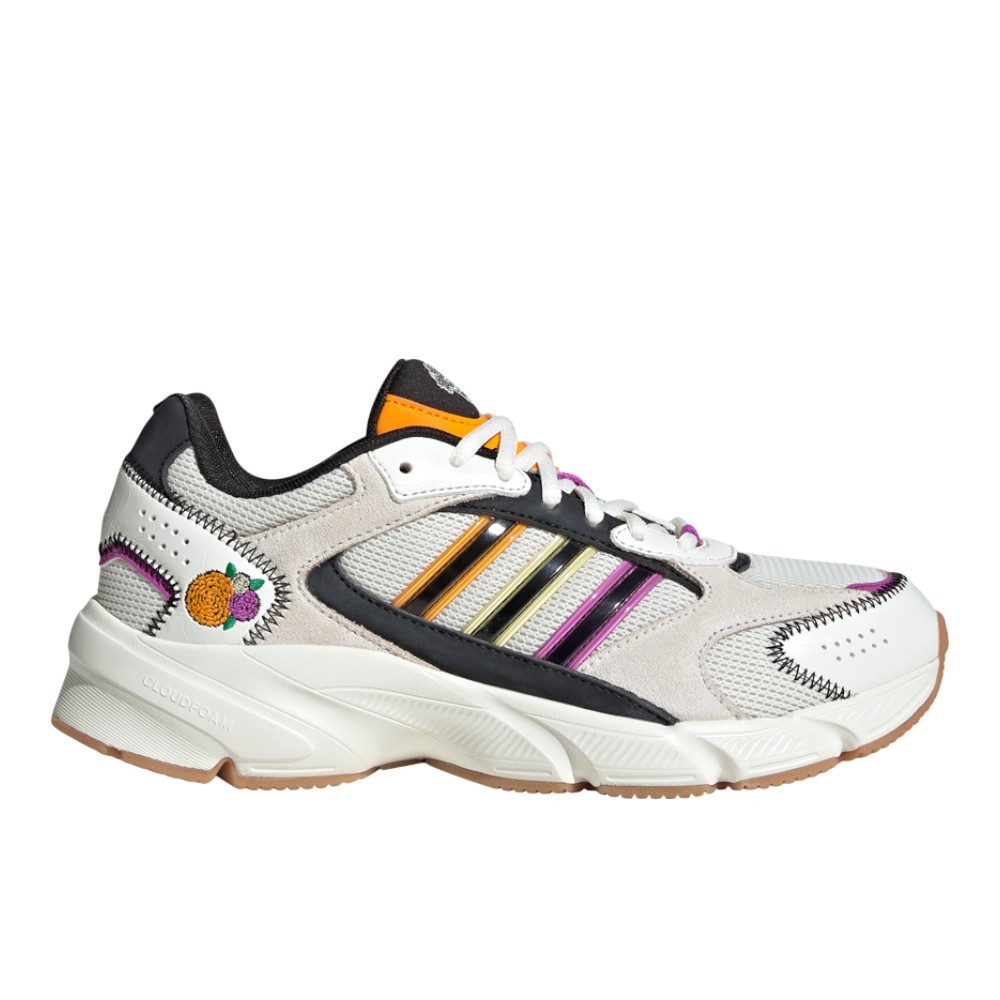 adidas Crazychaos 2000 Lace Up  Womens Black, White Sneakers Casual Shoes JH8631