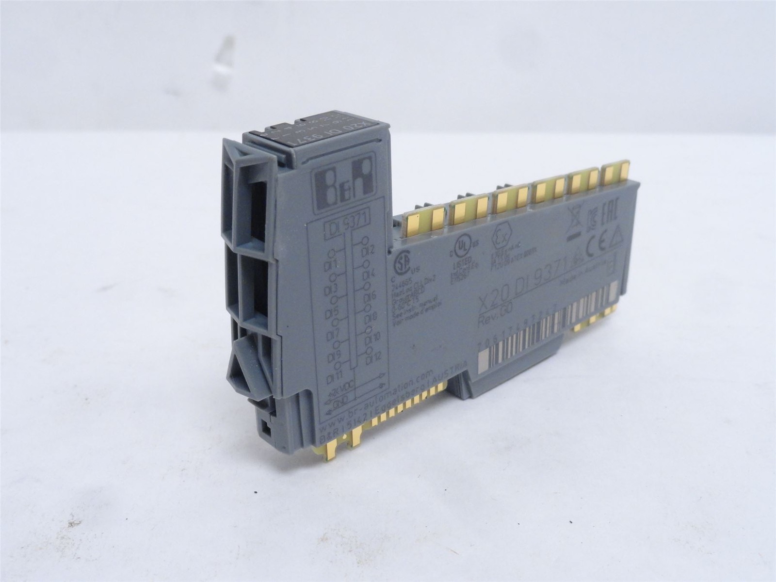 245791 New-No Box; B and R X20DI9371 Digital Input Module; 12-Input