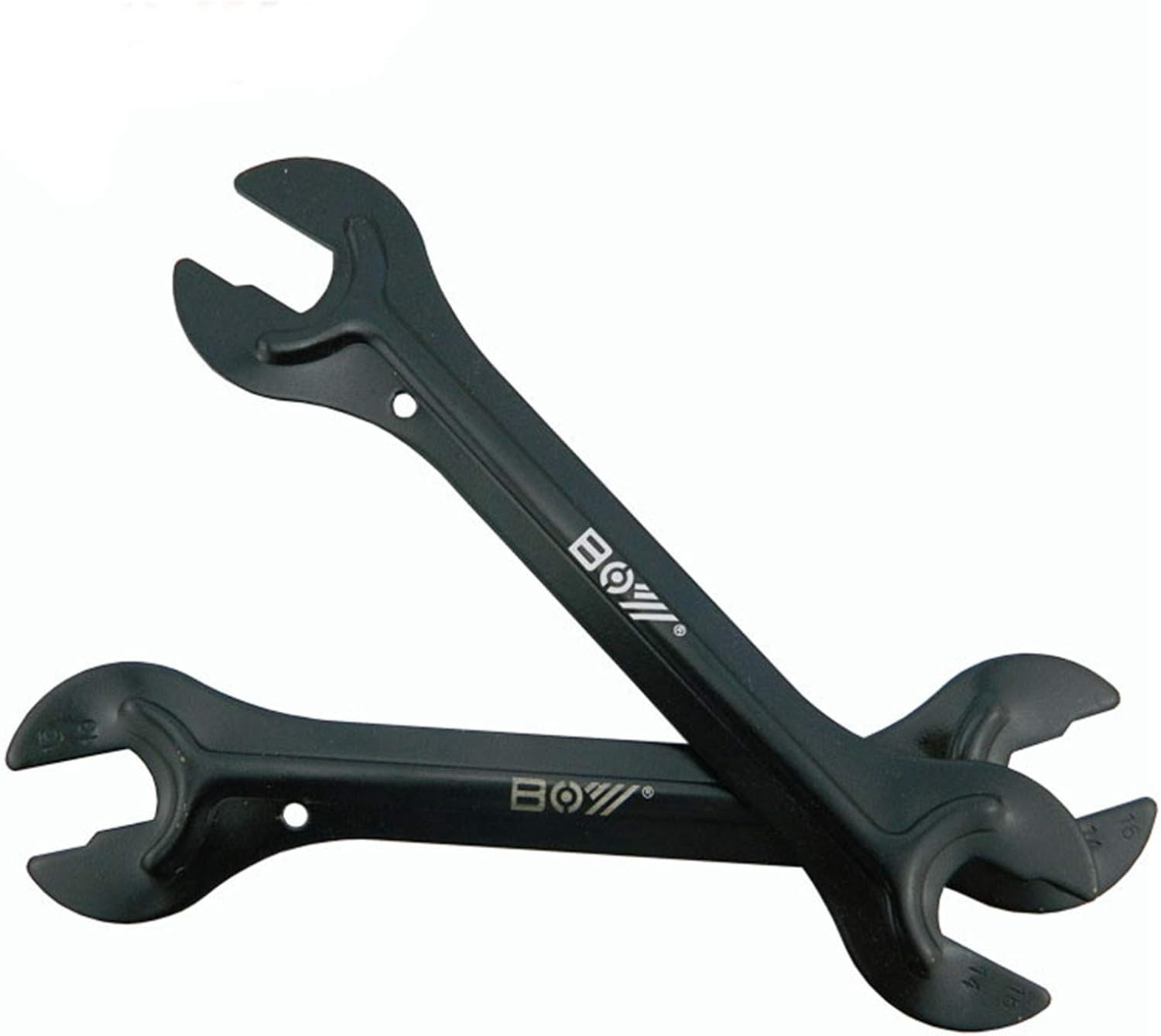 2 PCS Bicycle Wheel Hub Axle Cone Adjuster Wrench Pedal Spanner Repair Tool 13,1
