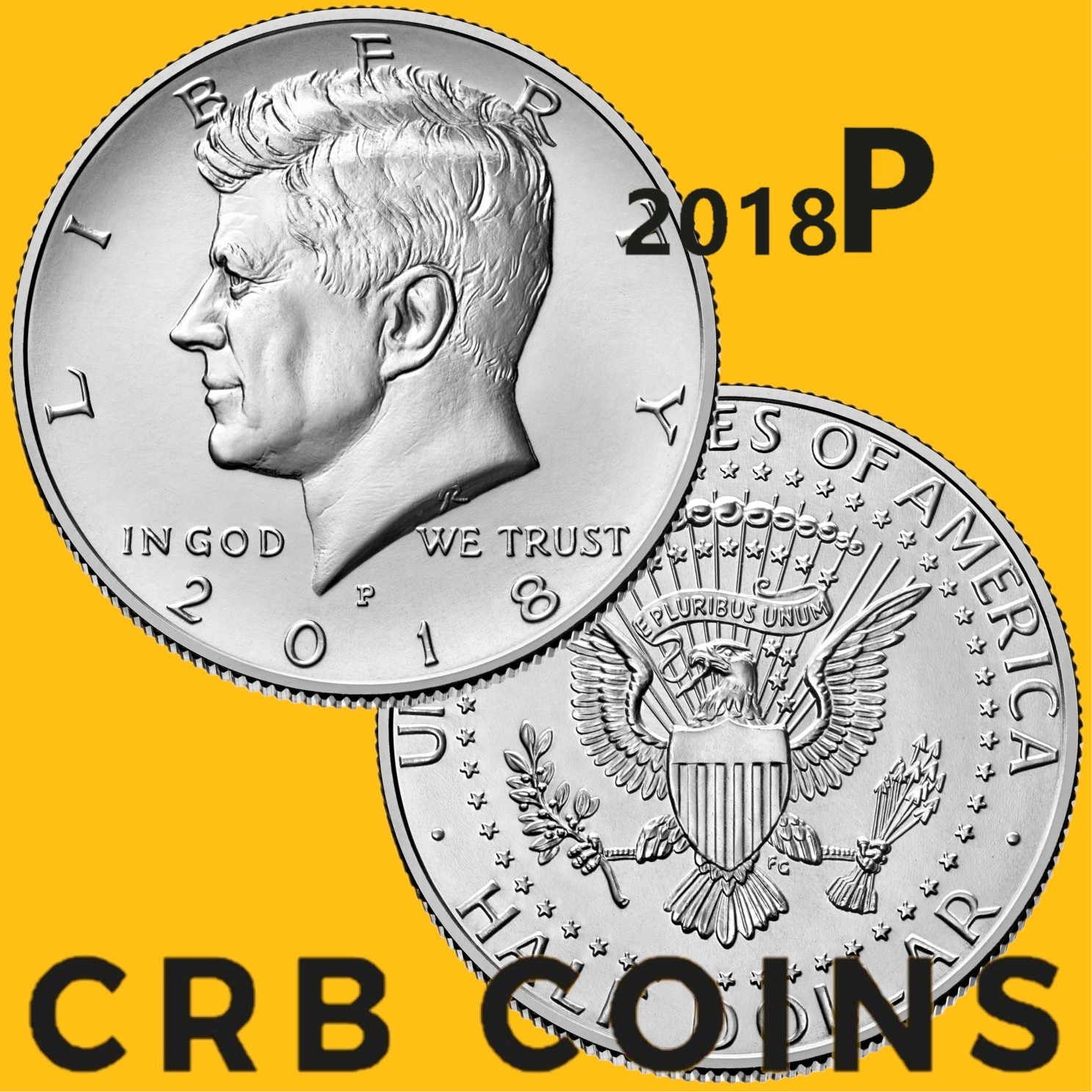 2018-P United States Kennedy Half Dollar - KM#A202b - (BU) - HD18P