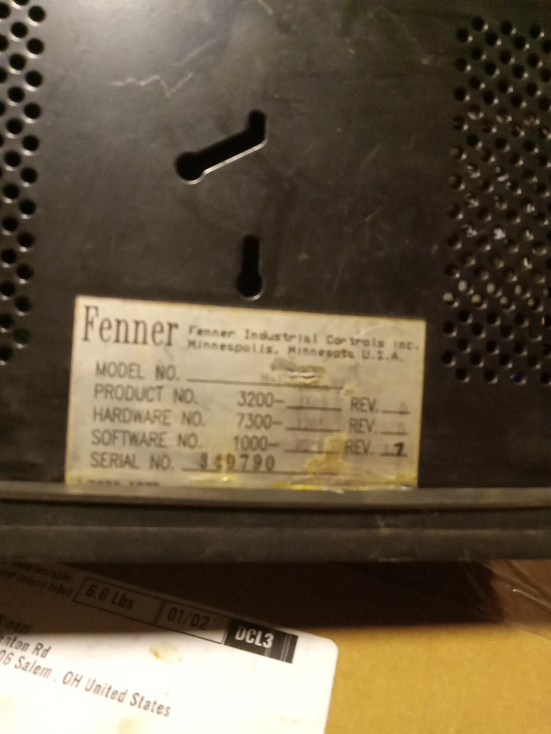 FENNER Analog Speed regulator M-TRIM Used Untested