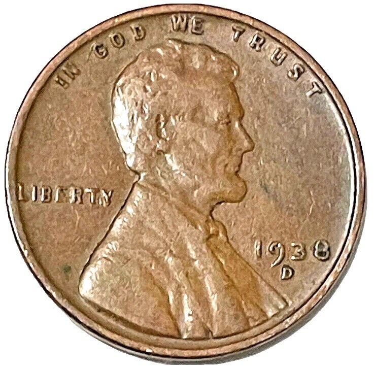 1938-D Lincoln Wheat Cent “Best Value on eBay “ FAST FREE SHIPPING!!