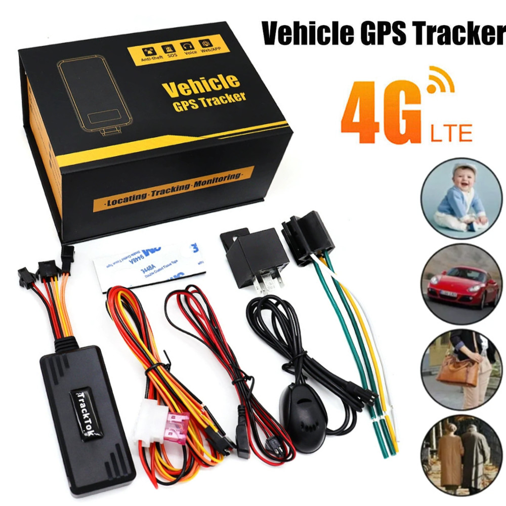 4G Car GPS Tracker GSM GPRS Real Time Tracking Device Locator for Truck Vehicle