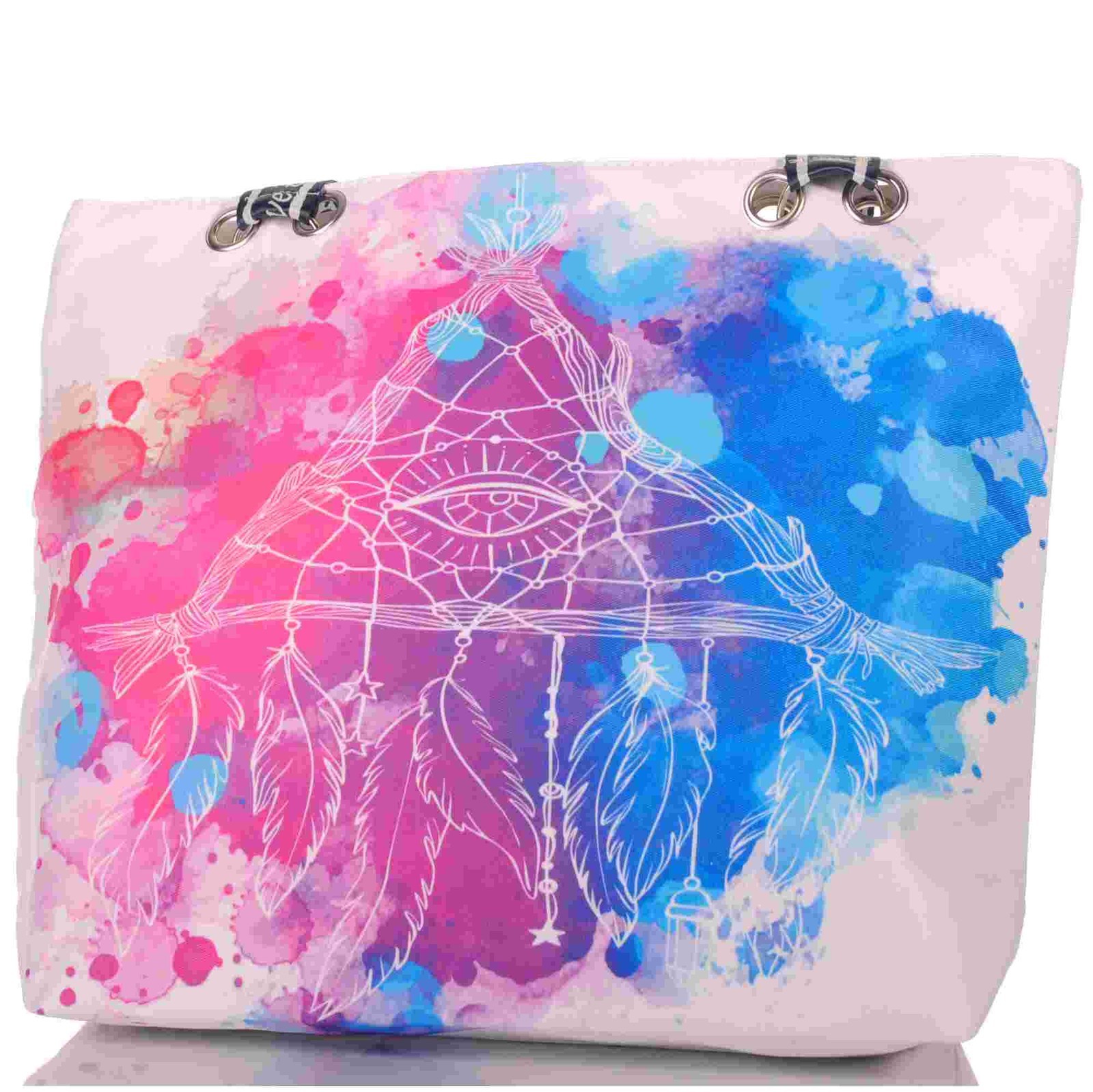 Dreamcatcher Beach Bag Boho Beach Bag Pool Holiday Leisure Zipper 3073